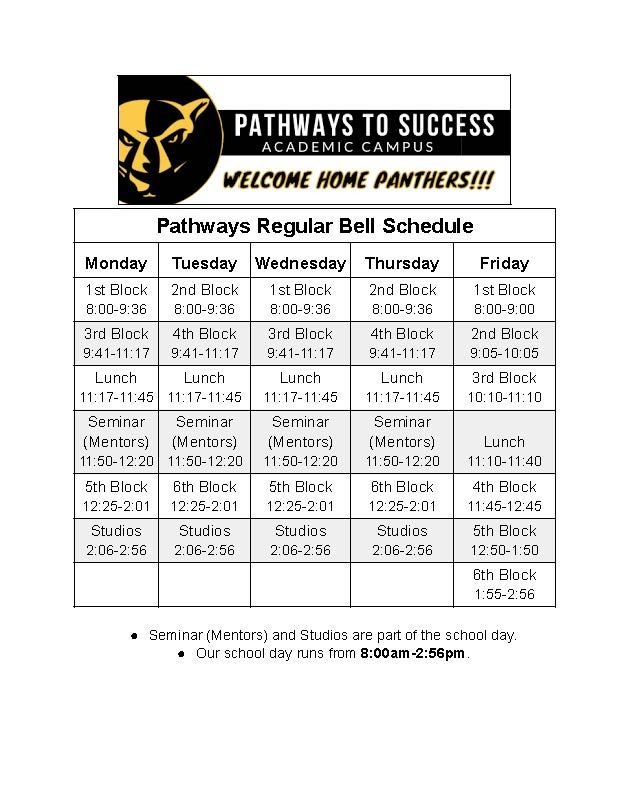 Block Schedule 2023-24