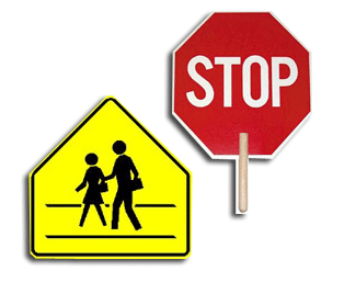 school crossing illustration 