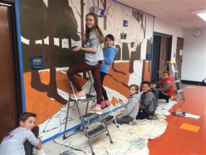 Fifth Grade mural 