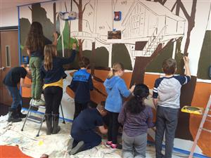 Fifth Grade murals 