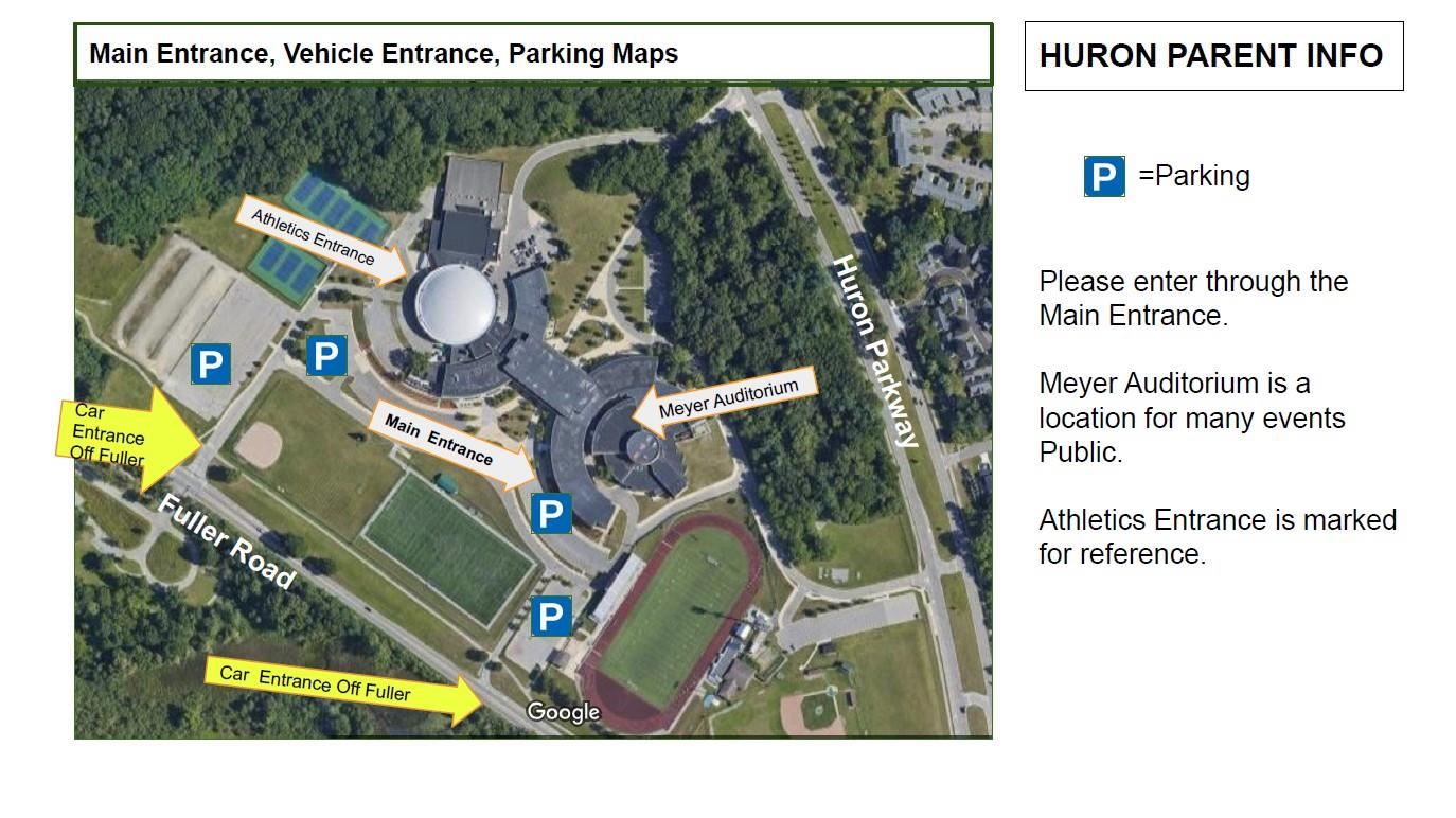 Huron Vehicle and Parking Map
