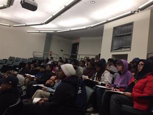 Kalamazoo College visit group 