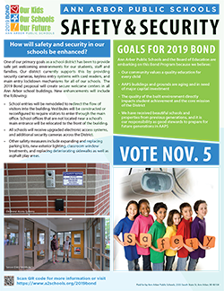 Safety& Security flyer graphic 