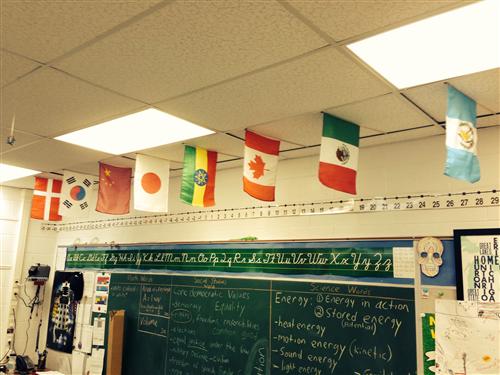 Students from all over the world learn here! 